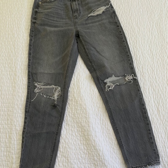 Black Whitewashed Jeans - Picture 2 of 3